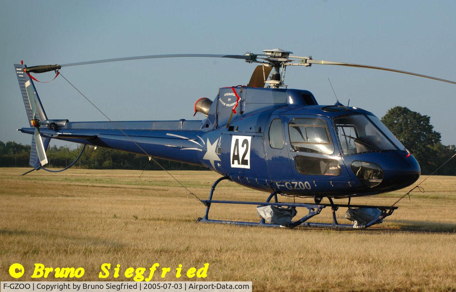 F-GZOO, 1999 Eurocopter AS-350B-2 Ecureuil Ecureuil C/N 9012, Magny-Cours heliport