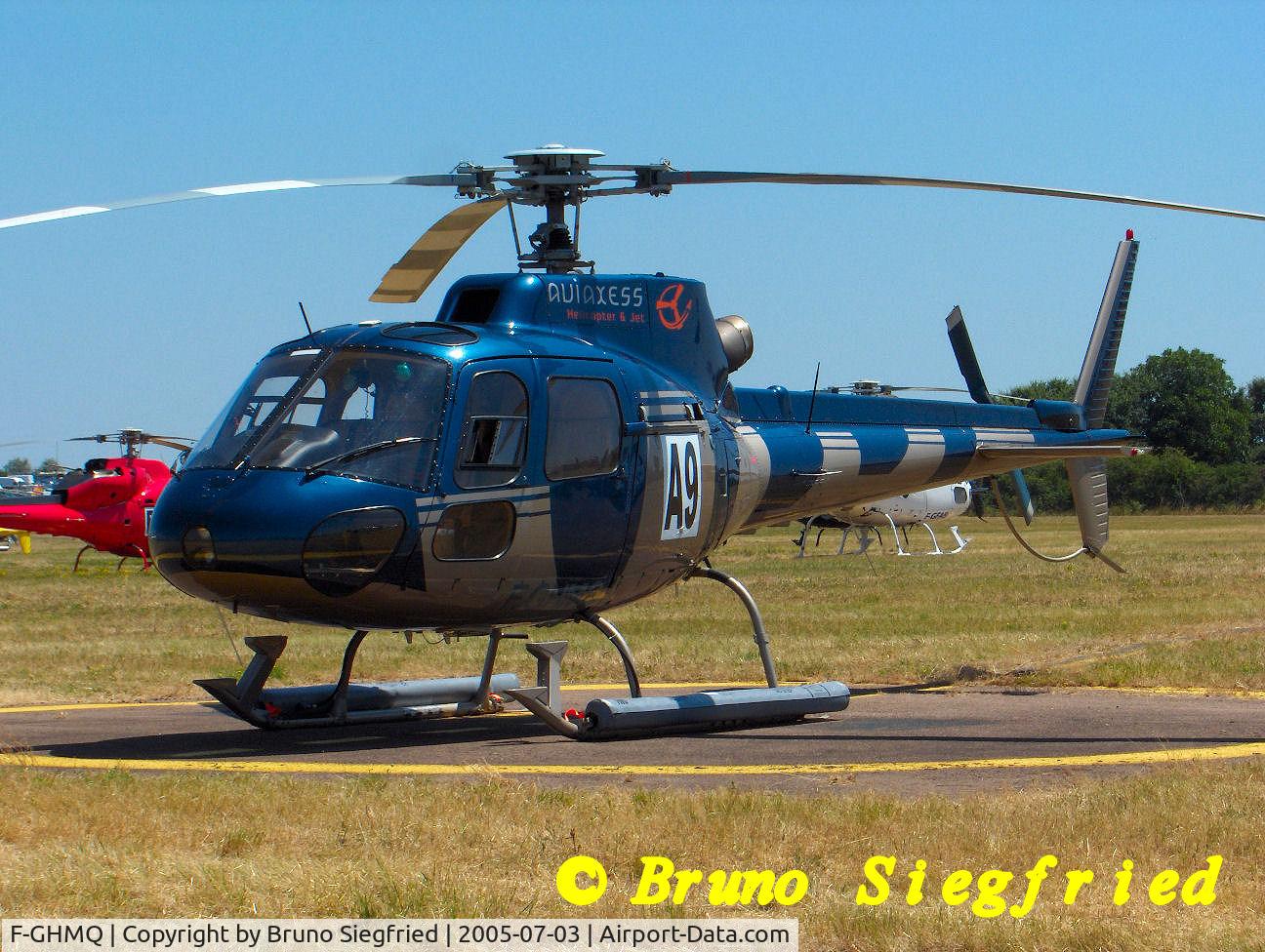 F-GHMQ, Eurocopter AS-350B-2 Ecureuil C/N 2525, Magny-Cours heliport