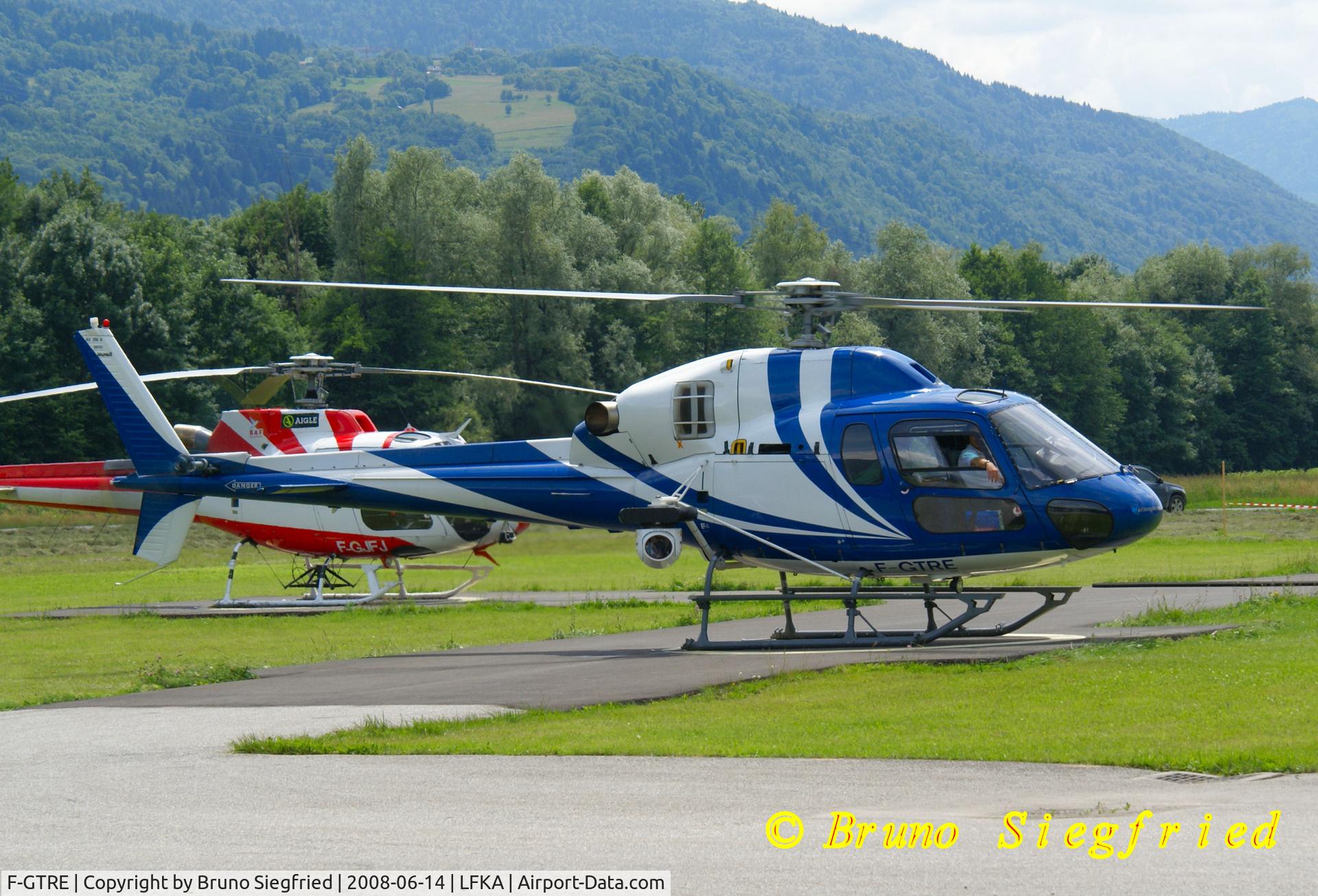F-GTRE, Eurocopter AS-355N Ecureuil 2 C/N 9610, Albertville Airport