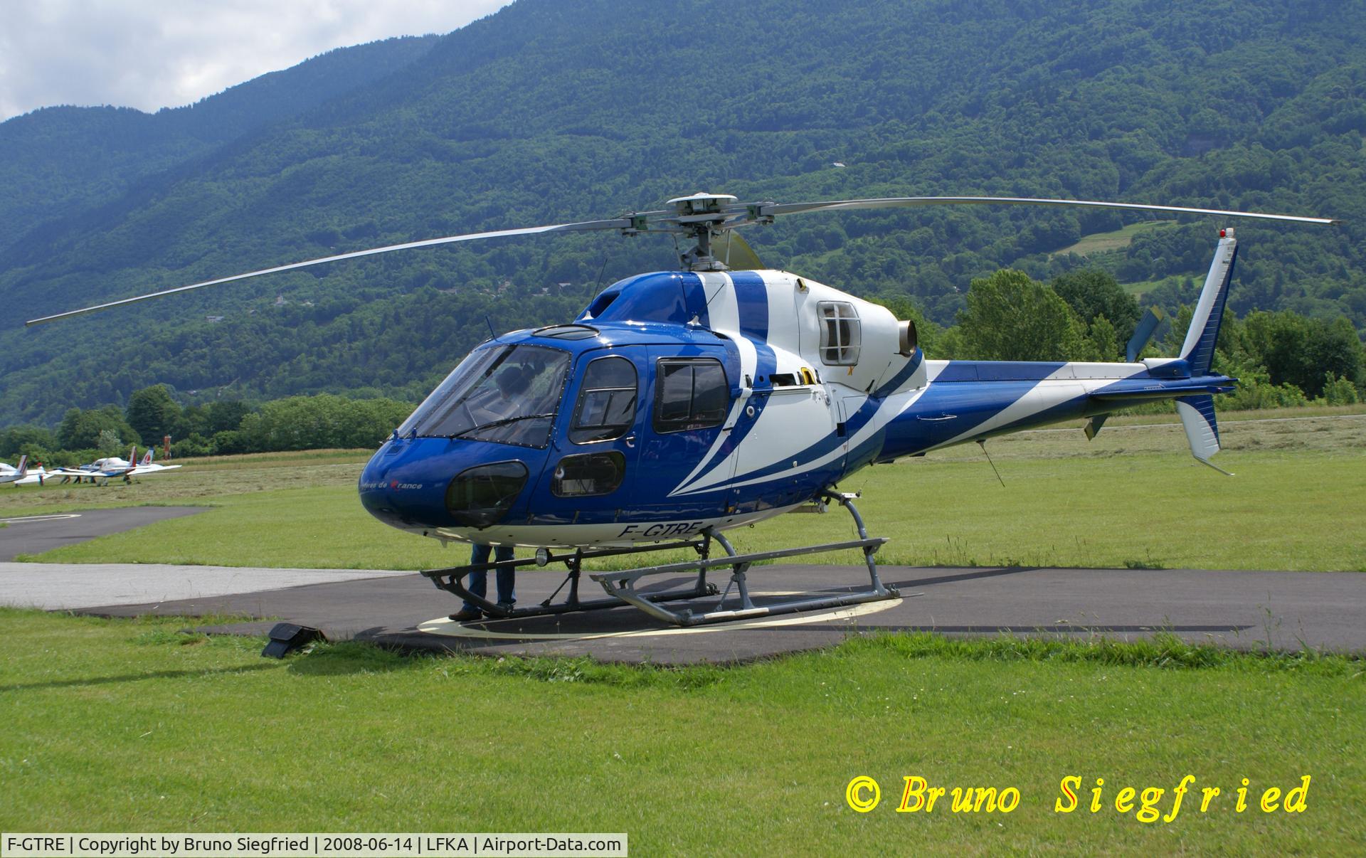 F-GTRE, Eurocopter AS-355N Ecureuil 2 C/N 9610, Albertville Airport