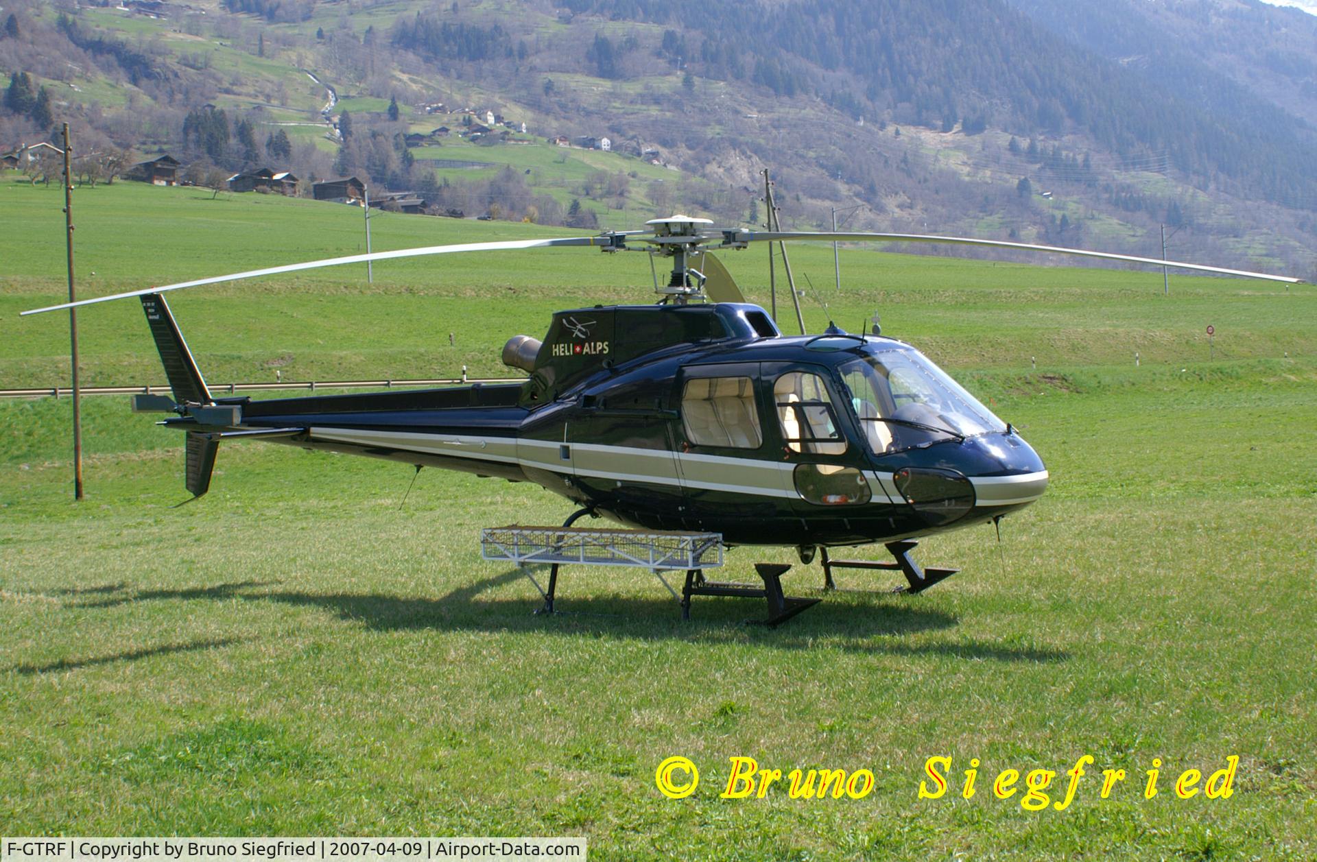 F-GTRF, Eurocopter AS-350B-2 Ecureuil Ecureuil C/N 9034, Le Chãble Verbier Suisse