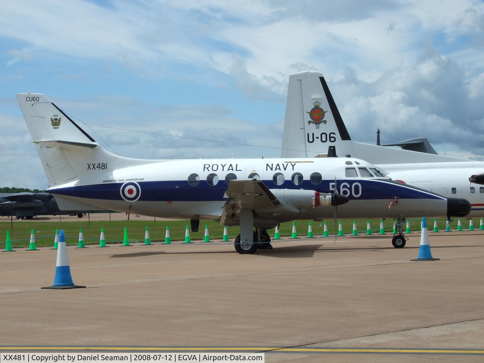 XX481, 1978 Scottish Aviation HP-137 Jetstream T.2 C/N 251, at riat08
