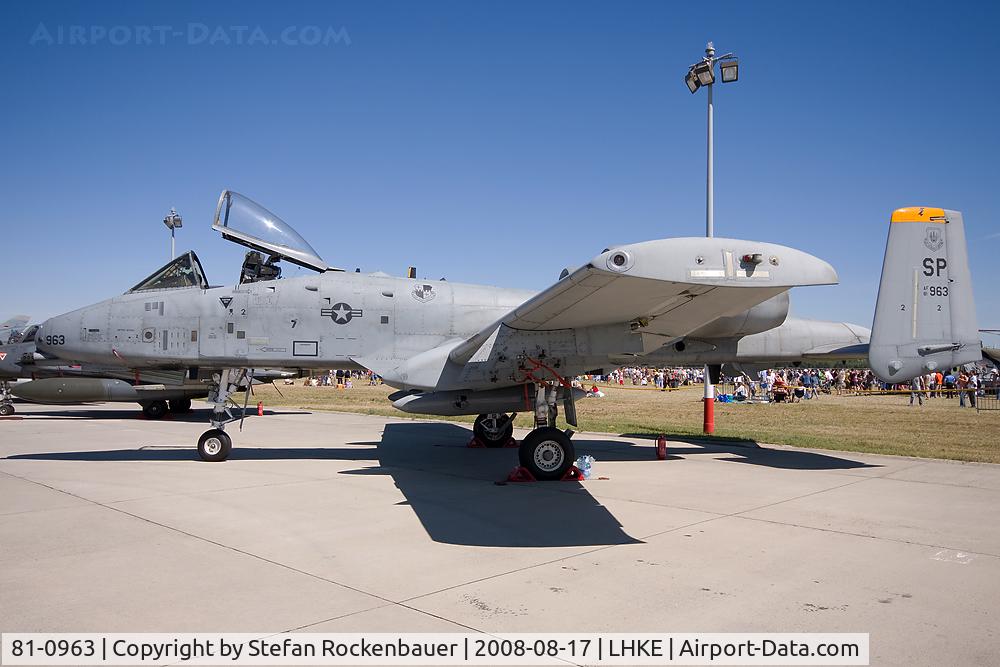 81-0963, 1981 Fairchild Republic A-10C Thunderbolt II C/N A10-0658, A-10