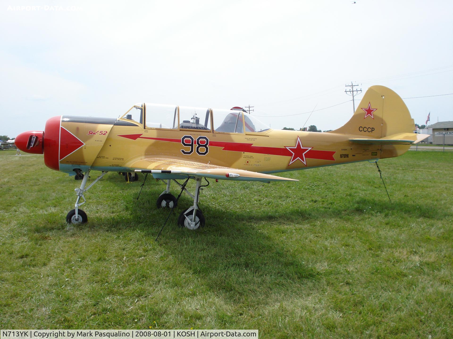 N713YK, 1990 Bacau Yak-52 C/N 9010911, YAK-52