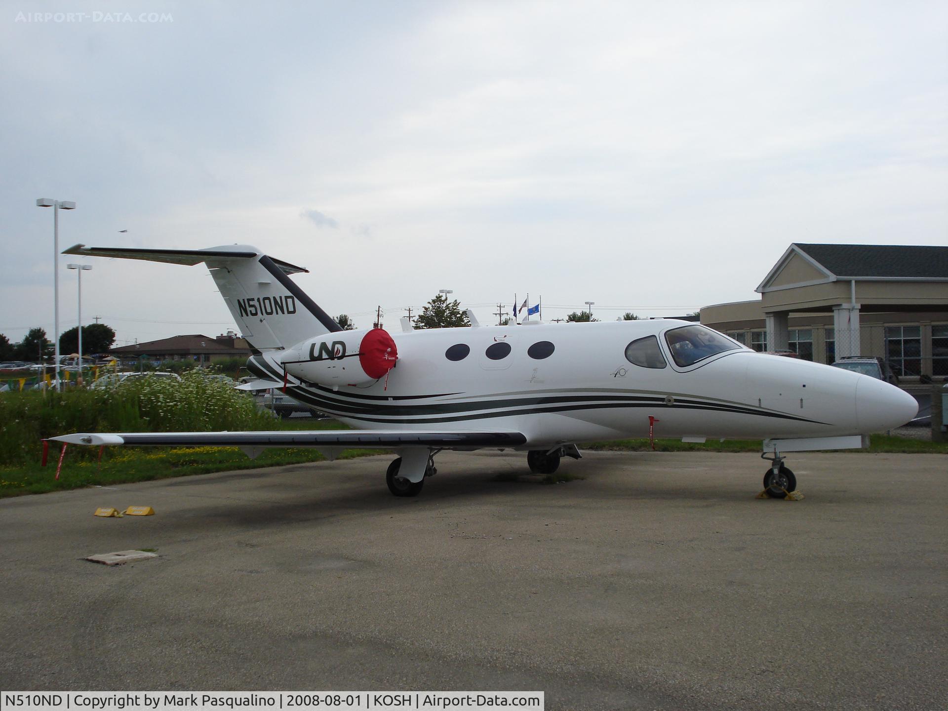 N510ND, 2008 Cessna 510 Citation Mustang C/N 510-0001, Cessna 510
