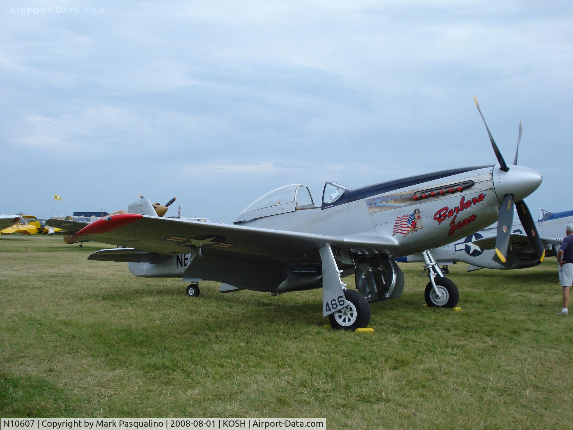 N10607, 1944 North American P-51D Mustang C/N 122-41006, North American P-51D