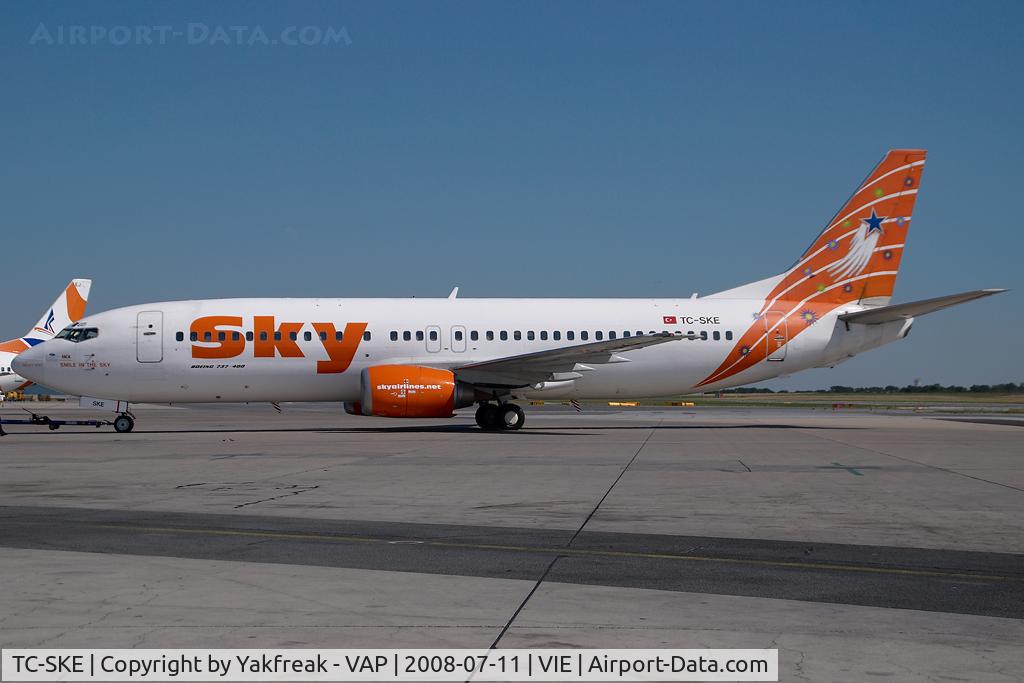TC-SKE, 1992 Boeing 737-4Q8 C/N 25163, Sky Boeing 737-400