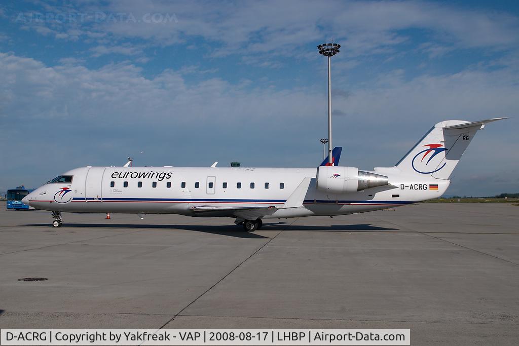 D-ACRG, 2002 Bombardier CRJ-200ER (CL-600-2B19) C/N 7630, Eurowings Regionaljet