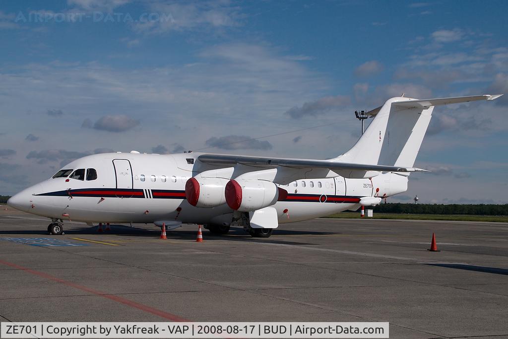 ZE701, 1985 British Aerospace BAe.146 CC.2 C/N E1029, Royal Air Force Bae 146