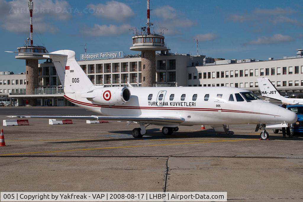 005, 1993 Cessna 650 Citation VII C/N 650-7026, Tukish Air Force Cessna 650