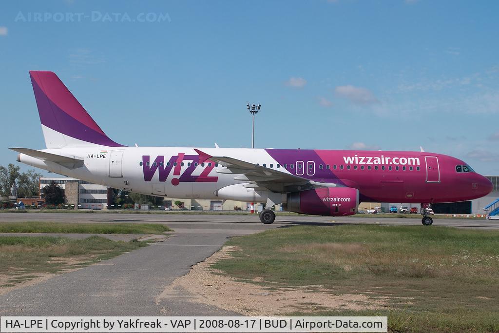 HA-LPE, 2002 Airbus A320-233 C/N 1892, Wizzair Airbus 320