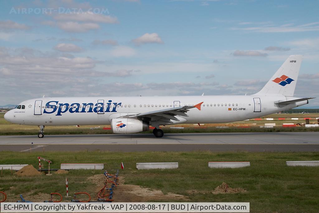 EC-HPM, 2000 Airbus A321-231 C/N 1276, Spanair Airbus 321
