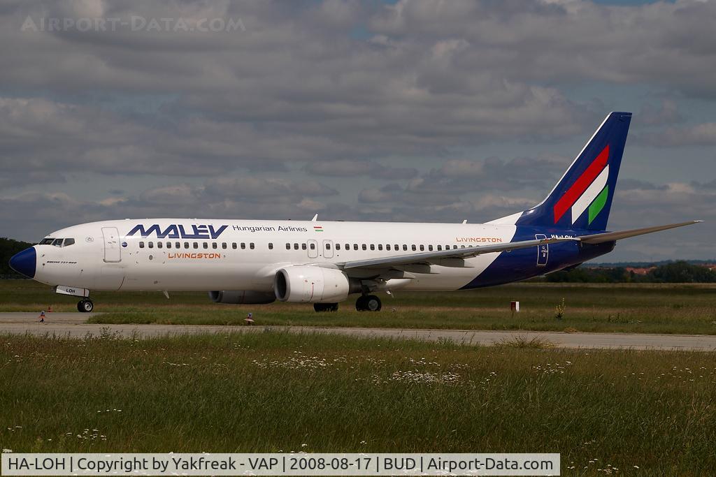 HA-LOH, 2004 Boeing 737-8Q8 C/N 30667, Malev Boeing 737-800 with Livingston titels