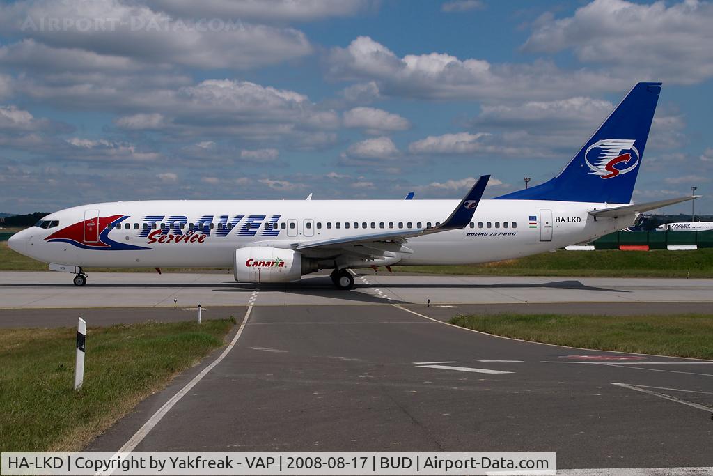 HA-LKD, 2000 Boeing 737-8K5 C/N 27985, Travel Service Boeing 737-800
