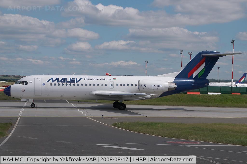 HA-LMC, 1996 Fokker 70 (F-28-0070) C/N 11569, Malev Fokker 70