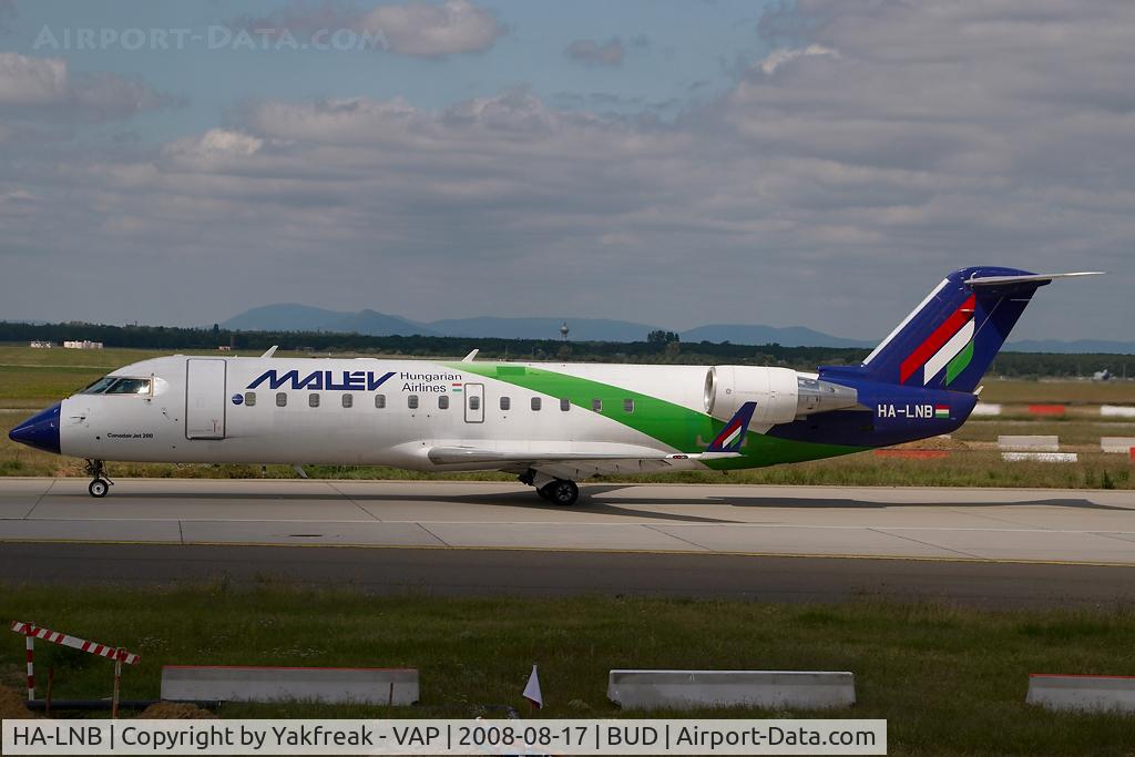 HA-LNB, 2002 Canadair CRJ-200LR (CL-600-2B19) C/N 7683, Malev Regionaljet