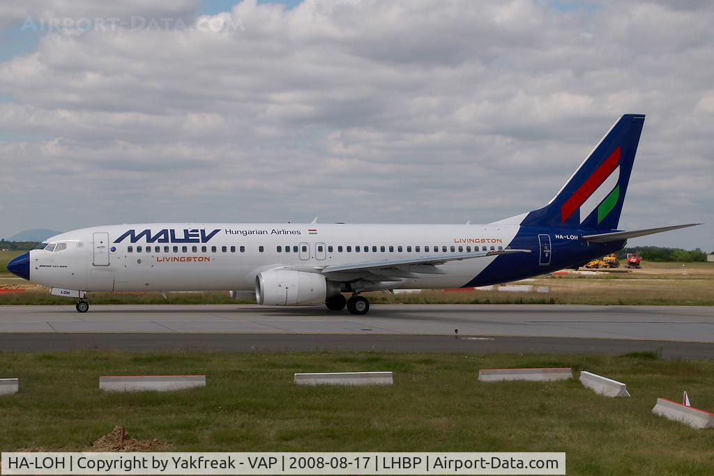 HA-LOH, 2004 Boeing 737-8Q8 C/N 30667, Malev Boeing 737-800 with Livingston titels