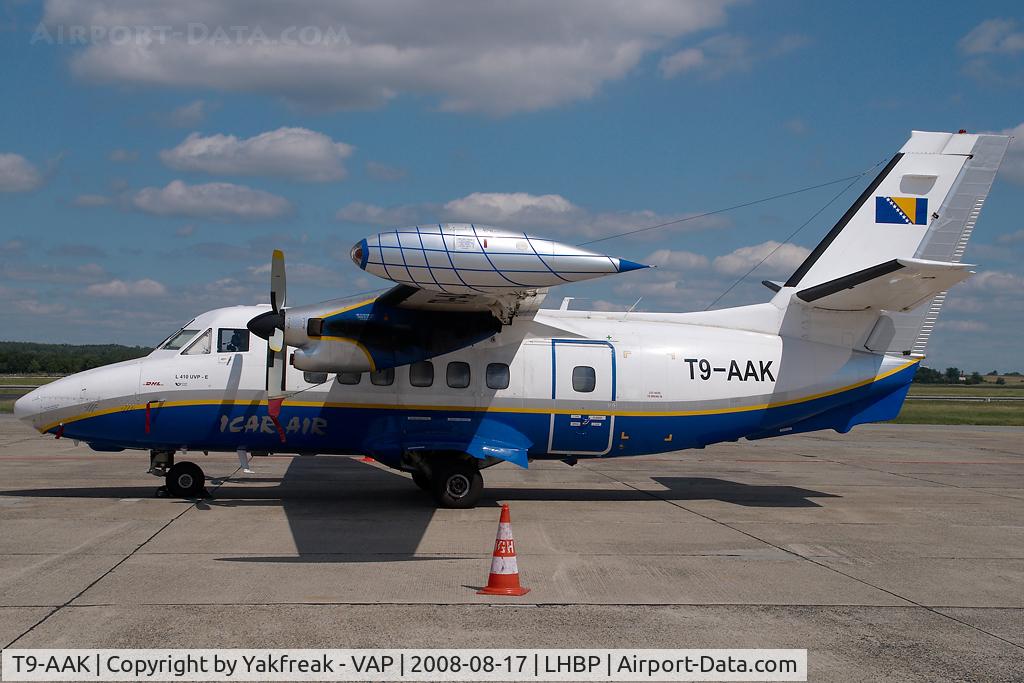 T9-AAK, 1989 Let L-410UVP-E13 Turbolet C/N 892321, Icar Air Let 410