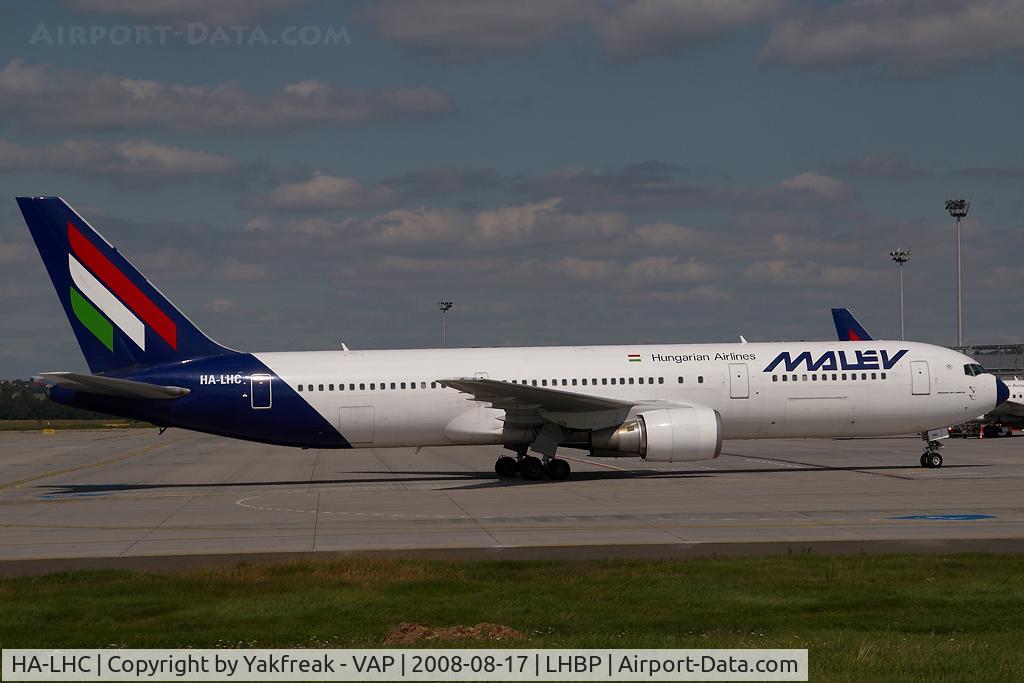HA-LHC, 1999 Boeing 767-306/ER C/N 28884, Malev Boeing 767-300