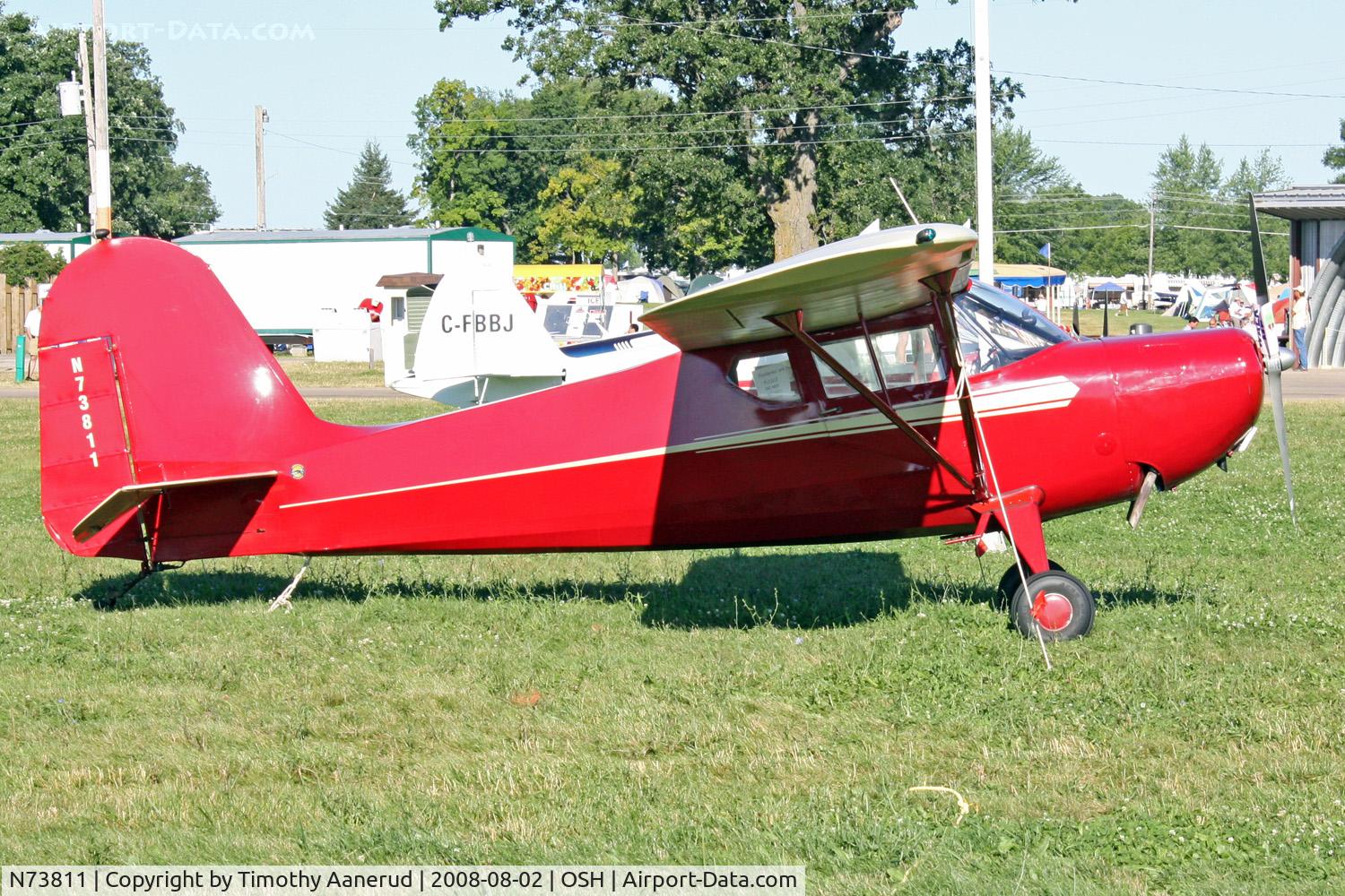 N73811, 1946 Commonwealth 185 Skyranger C/N 1816, EAA AirVenture 2008