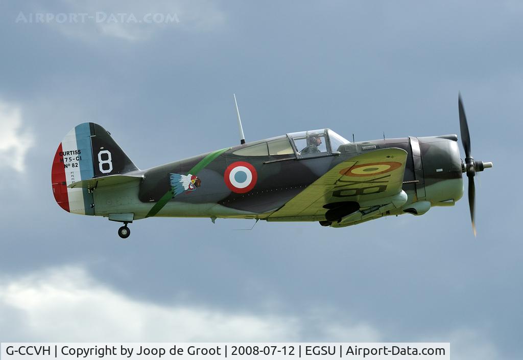 G-CCVH, 1939 Curtiss H-75A-1 C/N 12881, This Curtiss Hawk is the only French WW2 era that is airworthy at the moment.