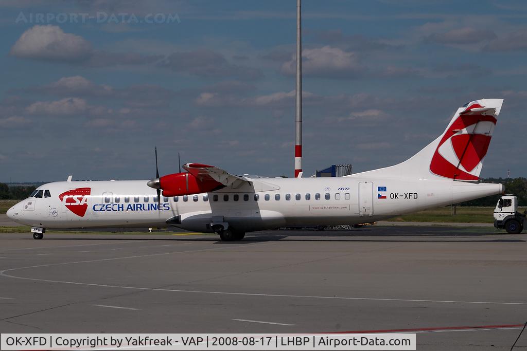 OK-XFD, 1992 ATR 72-202 C/N 303, CSA ATR72
