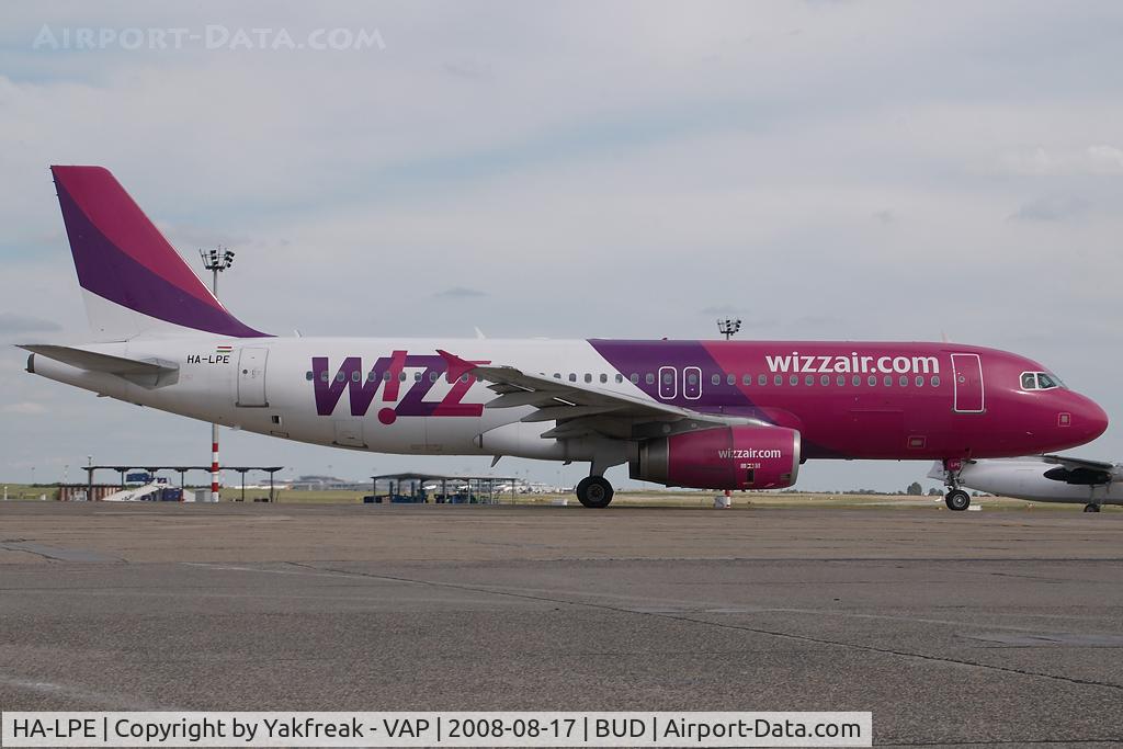 HA-LPE, 2002 Airbus A320-233 C/N 1892, Wizzair Airbus 320