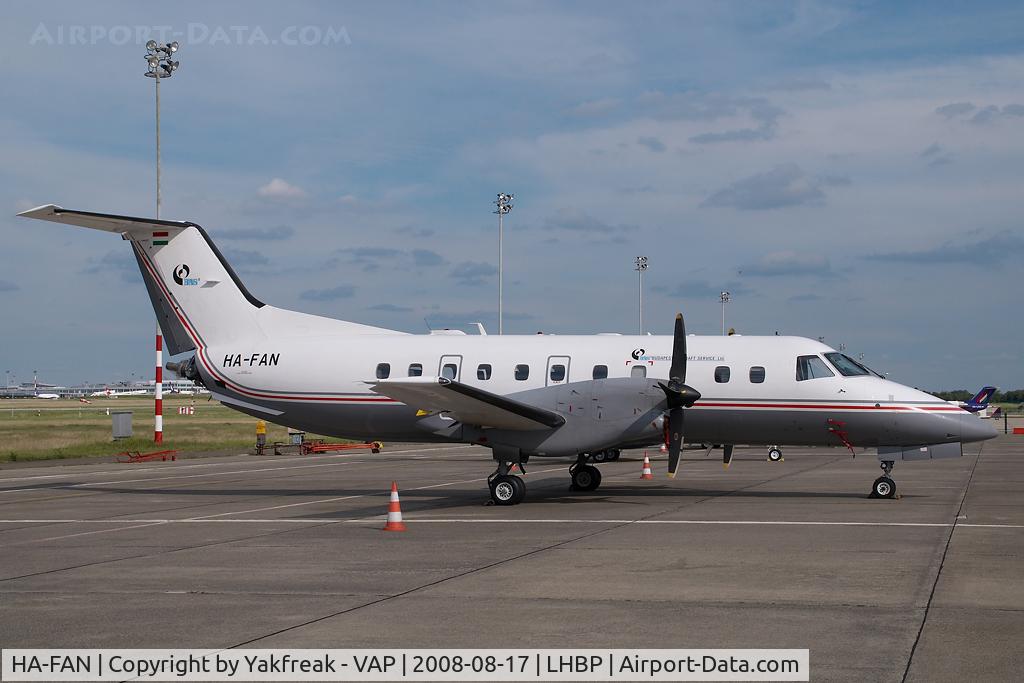 HA-FAN, 1988 Embraer EMB-120ER Brasilia C/N 120104, Budapest Aircraft Service Embraer 120