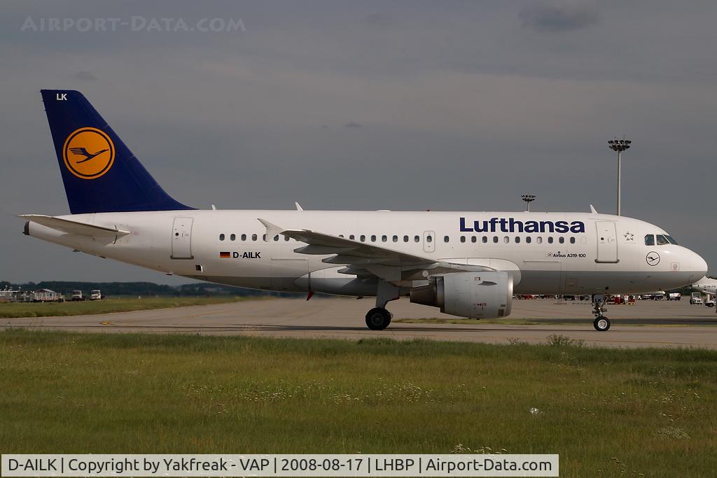 D-AILK, 1997 Airbus A319-114 C/N 679, Lufthansa Airbus A319