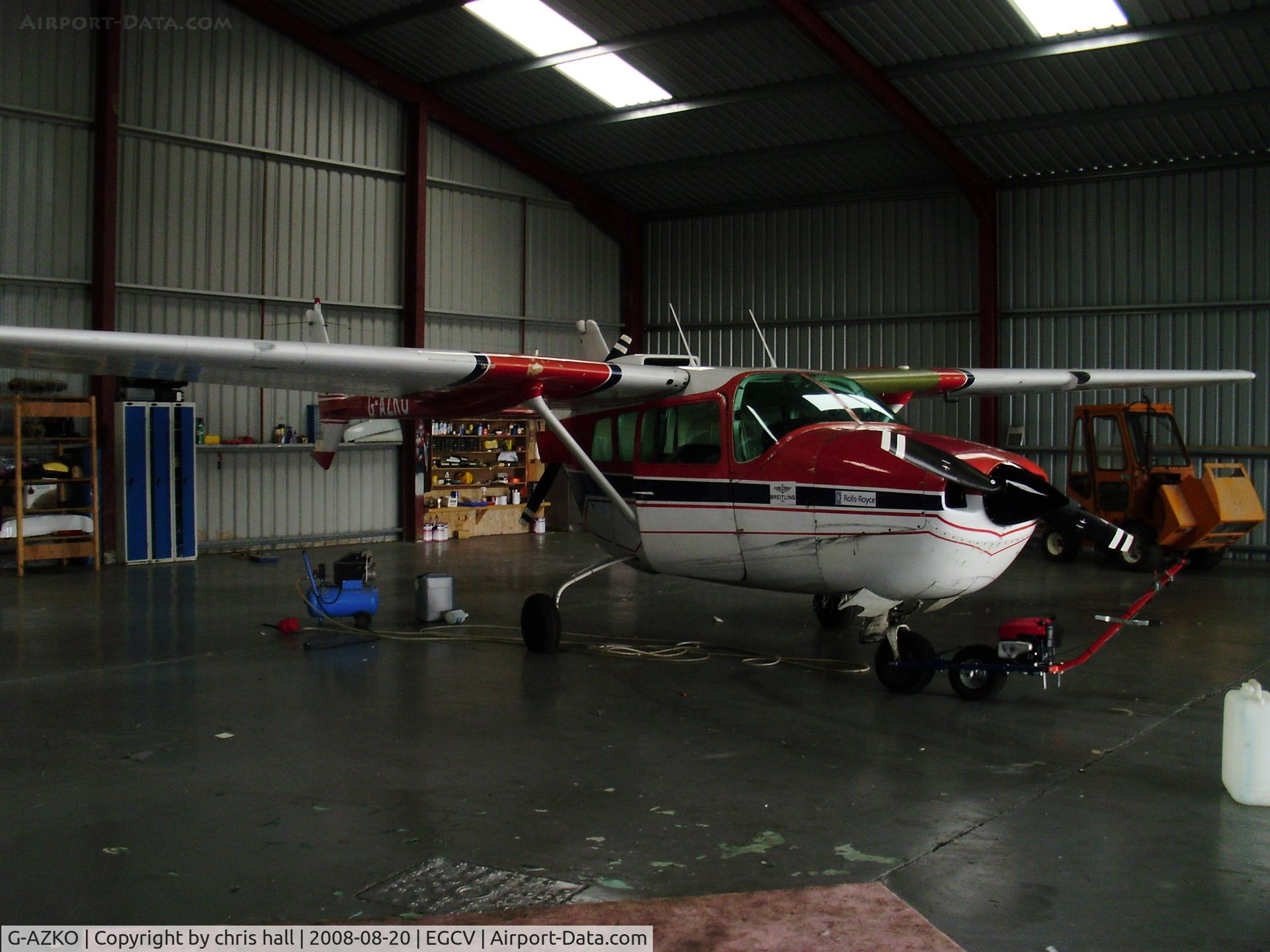 G-AZKO, 1971 Reims F337F Super Skymaster C/N F3370041, Sleap Airfield