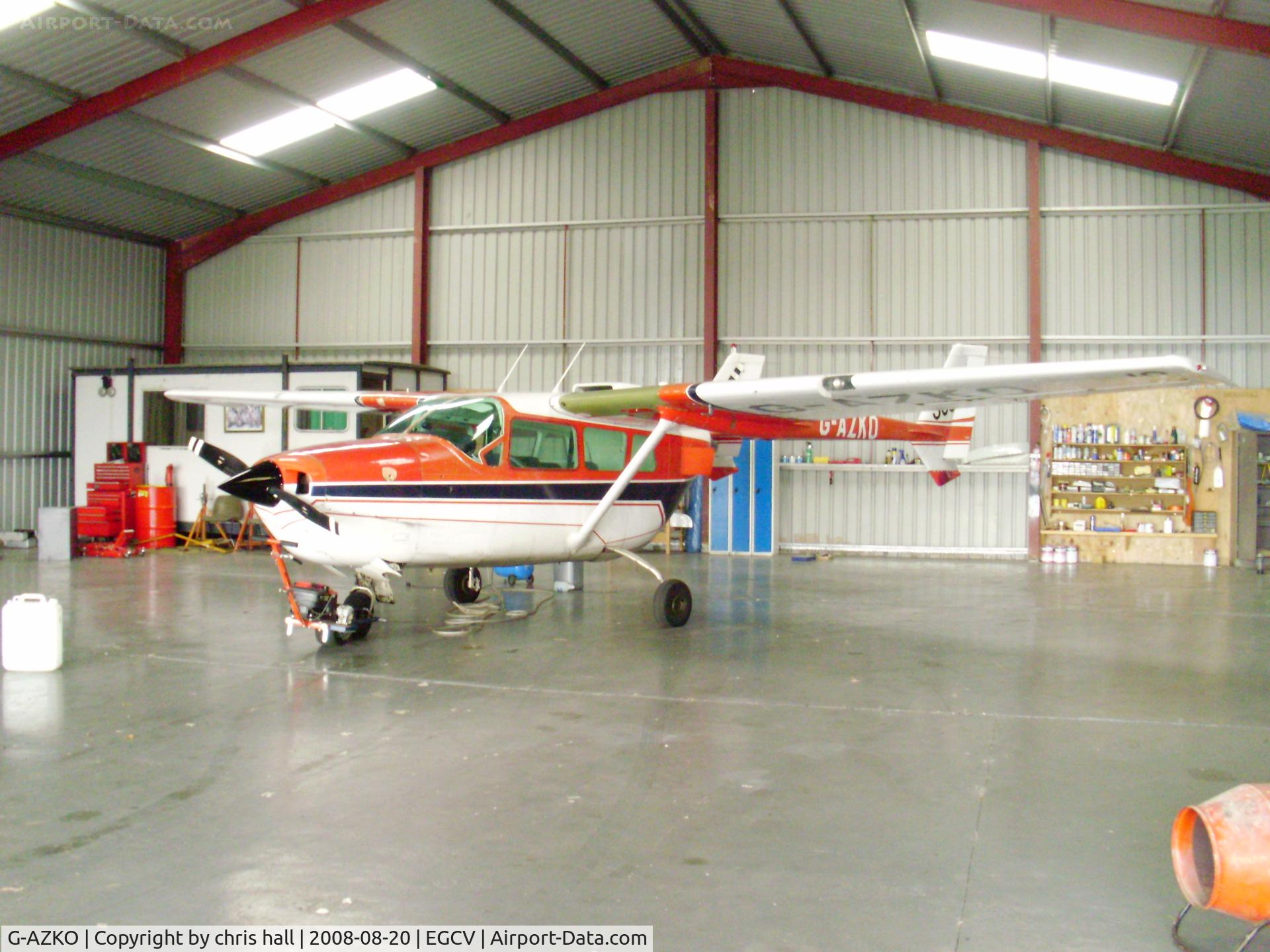 G-AZKO, 1971 Reims F337F Super Skymaster C/N F3370041, Sleap Airfield