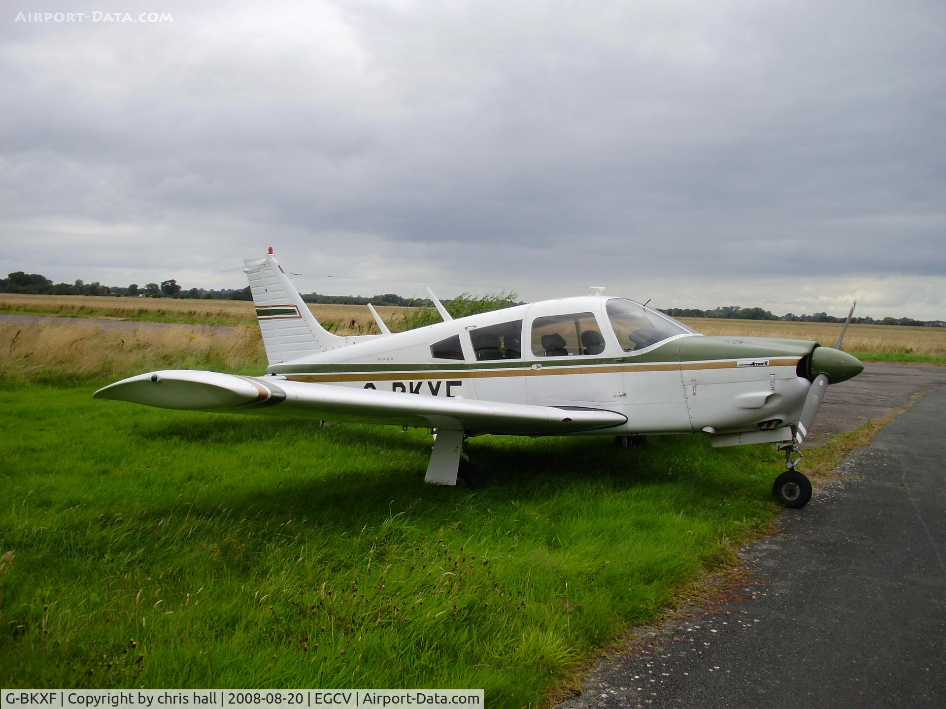 G-BKXF, 1973 Piper PA-28R-200 Cherokee Arrow C/N 28R-7335351, Previous ID: OY-DZN