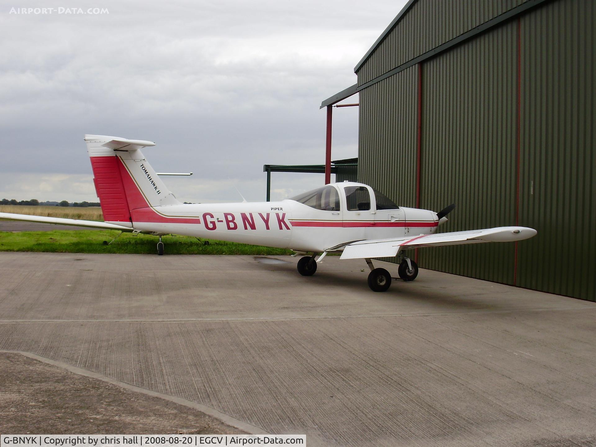 G-BNYK, 1978 Piper PA-38-112 Tomahawk Tomahawk C/N 38-78A0059, Previous ID: N2376V