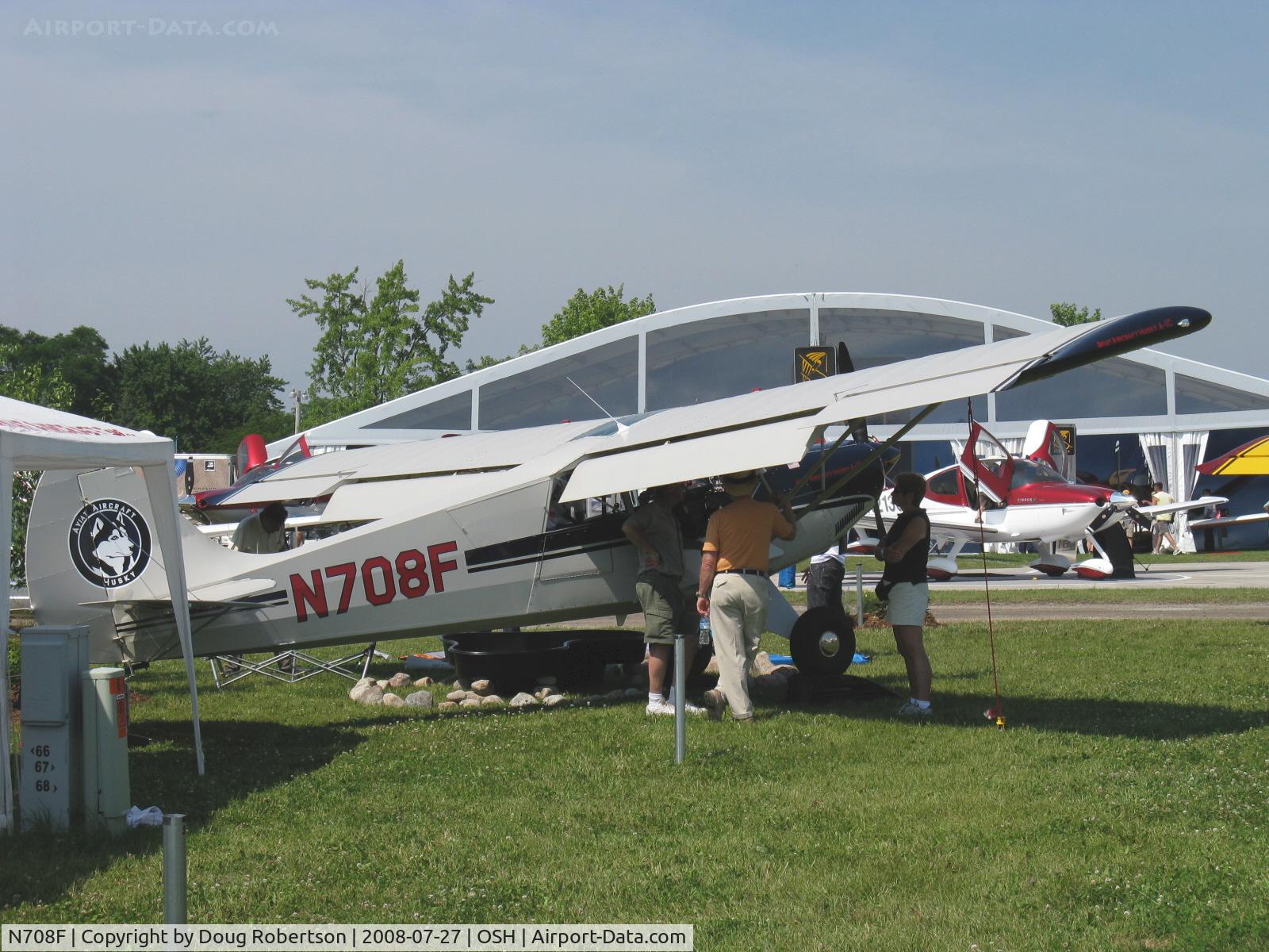 N708F, 2008 Aviat A-1C-180 Husky C/N 3030, 2008 Aviat A-1C HUSKY, Lycoming O-360-A1P 180 Hp