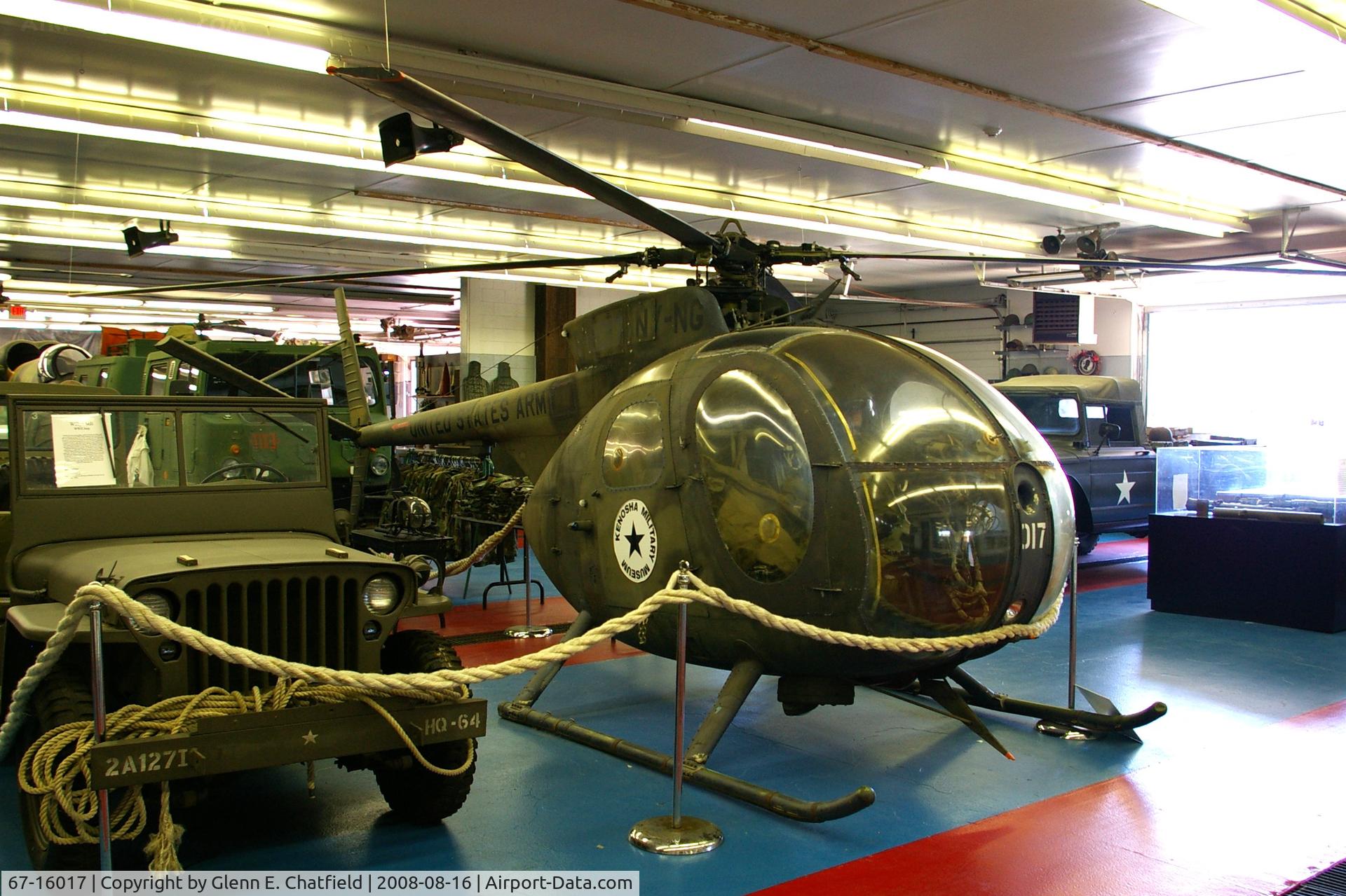 67-16017, 1967 Hughes OH-6A Cayuse C/N 0402, At the Russell Military Museum, Russell, IL