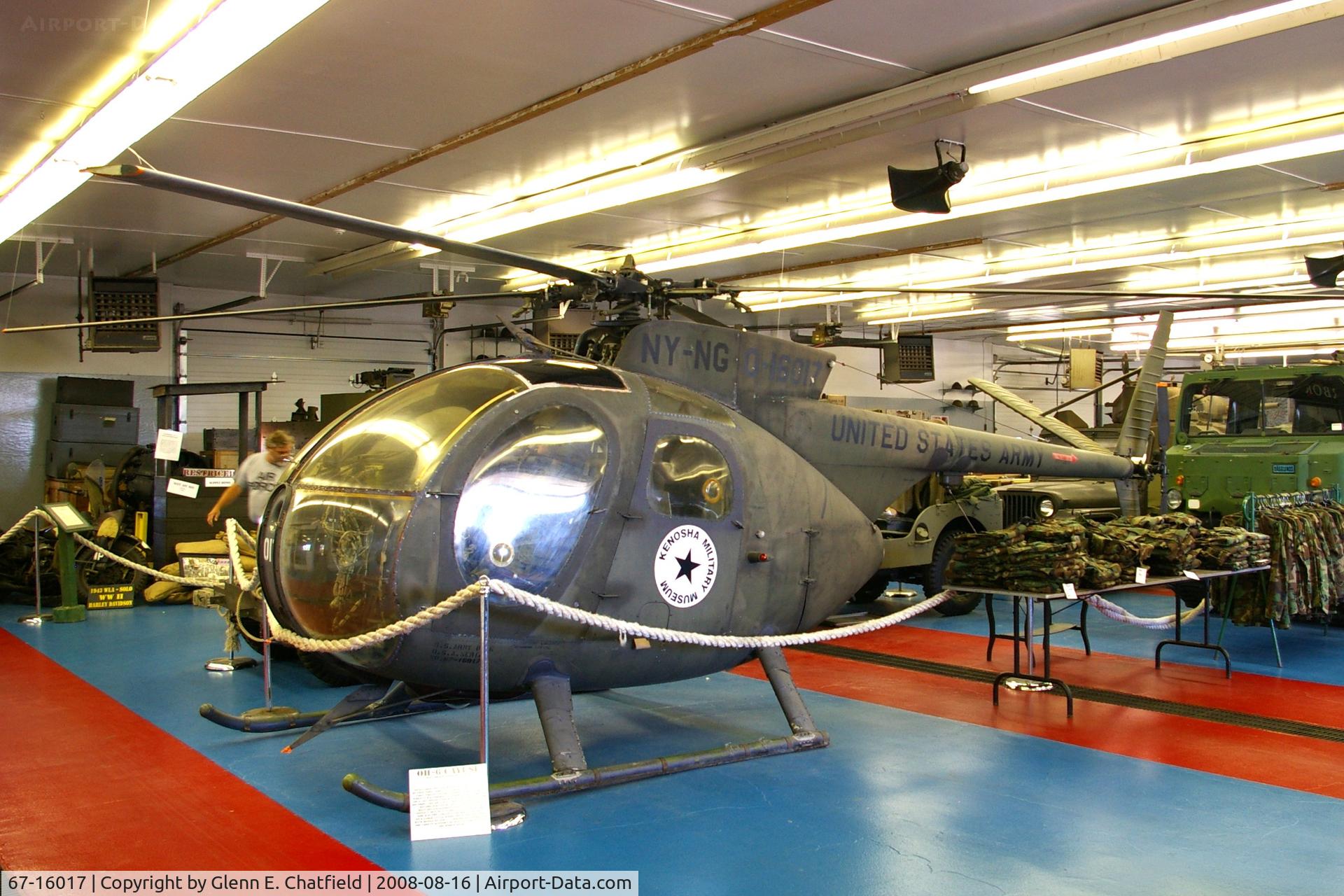 67-16017, 1967 Hughes OH-6A Cayuse C/N 0402, At the Russell Military Museum, Russell, IL