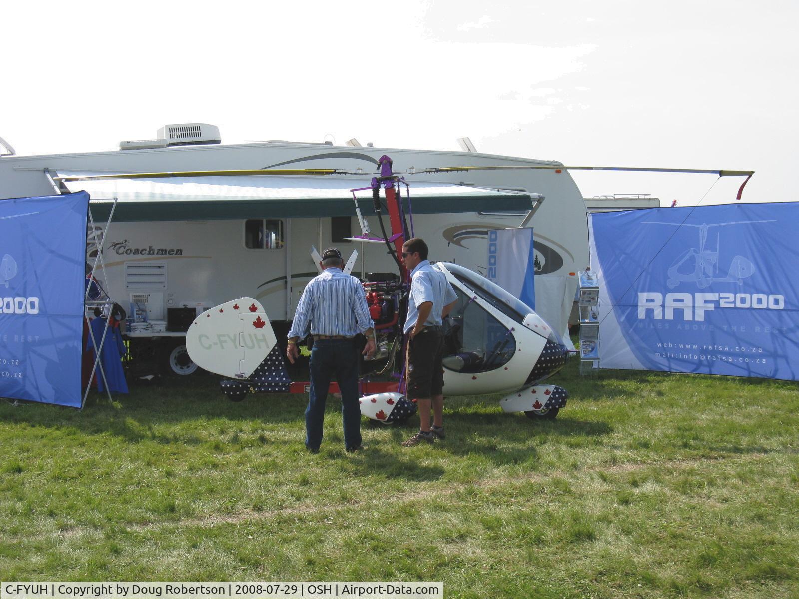 C-FYUH, Haseloh RAF 2000 GTX-SE C/N Not found C-FYUH, Rotary Air Force GTX SE F12.5 GYROPLANE, Subaru EJ 2.5 L