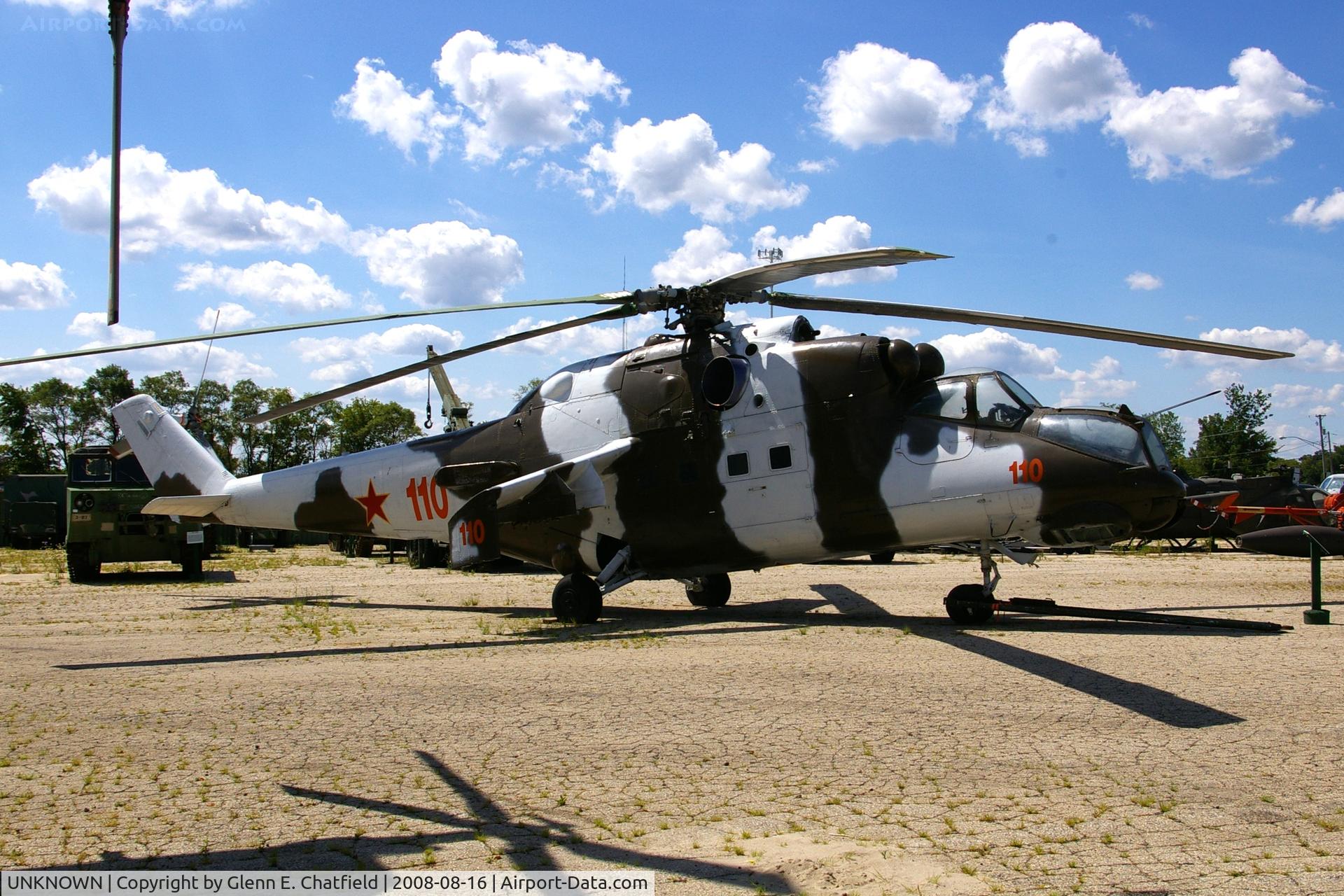 UNKNOWN, , Mi-24 at the Russell Military Museum, Russell, IL
