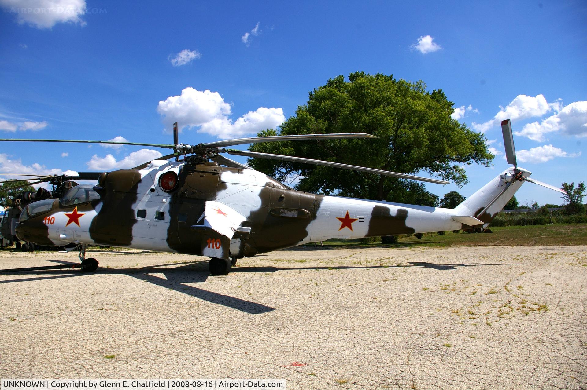 UNKNOWN, , Mi-24 at the Russell Military Museum, Russell, IL