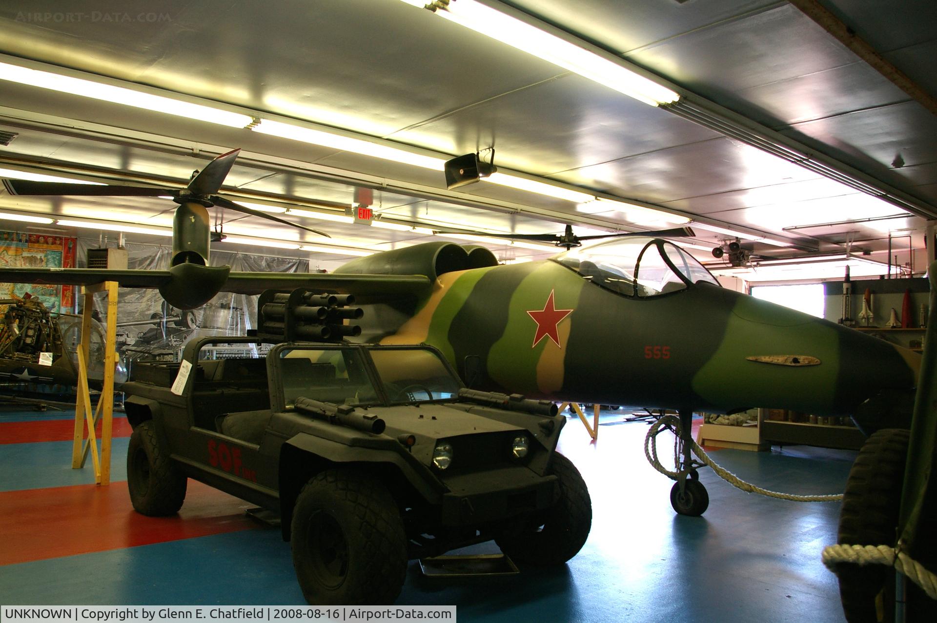 UNKNOWN, , Mock-up of a Russian tilt-rotor prototype - never built.  At the Russell Military Museum, IL