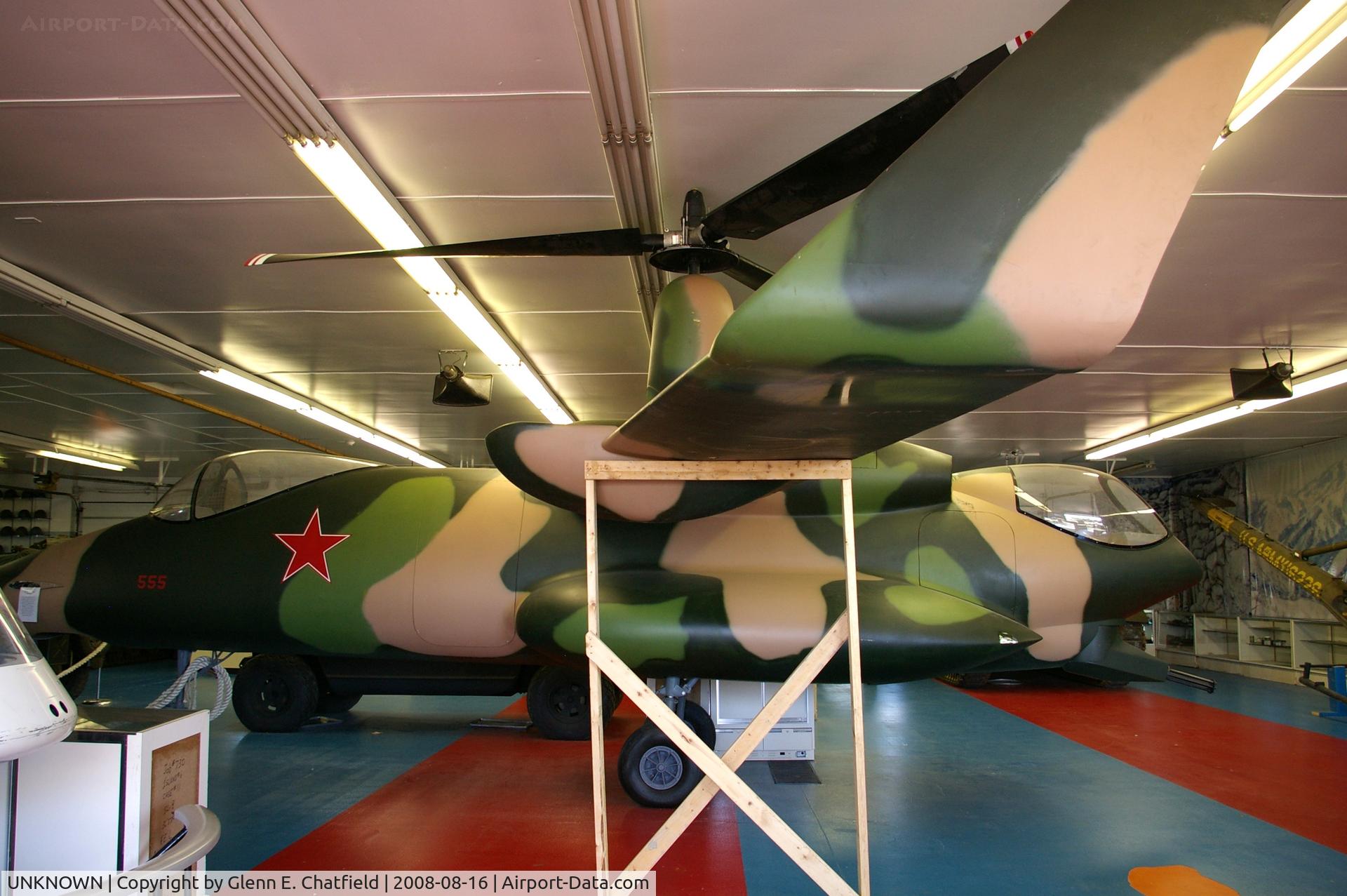 UNKNOWN, , Mock-up of a Russian tilt-rotor prototype - never built.  At the Russell Military Museum, IL