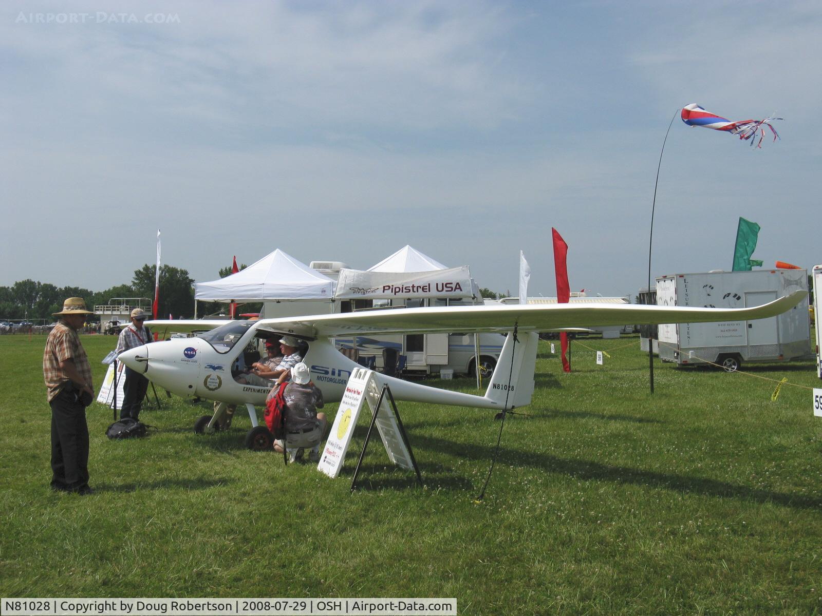 N81028, 2004 Pipistrel Sinus 912 C/N 143S9120604KIT49, 2004 Pipistrel SINUS 912 Motorglider, Rotax