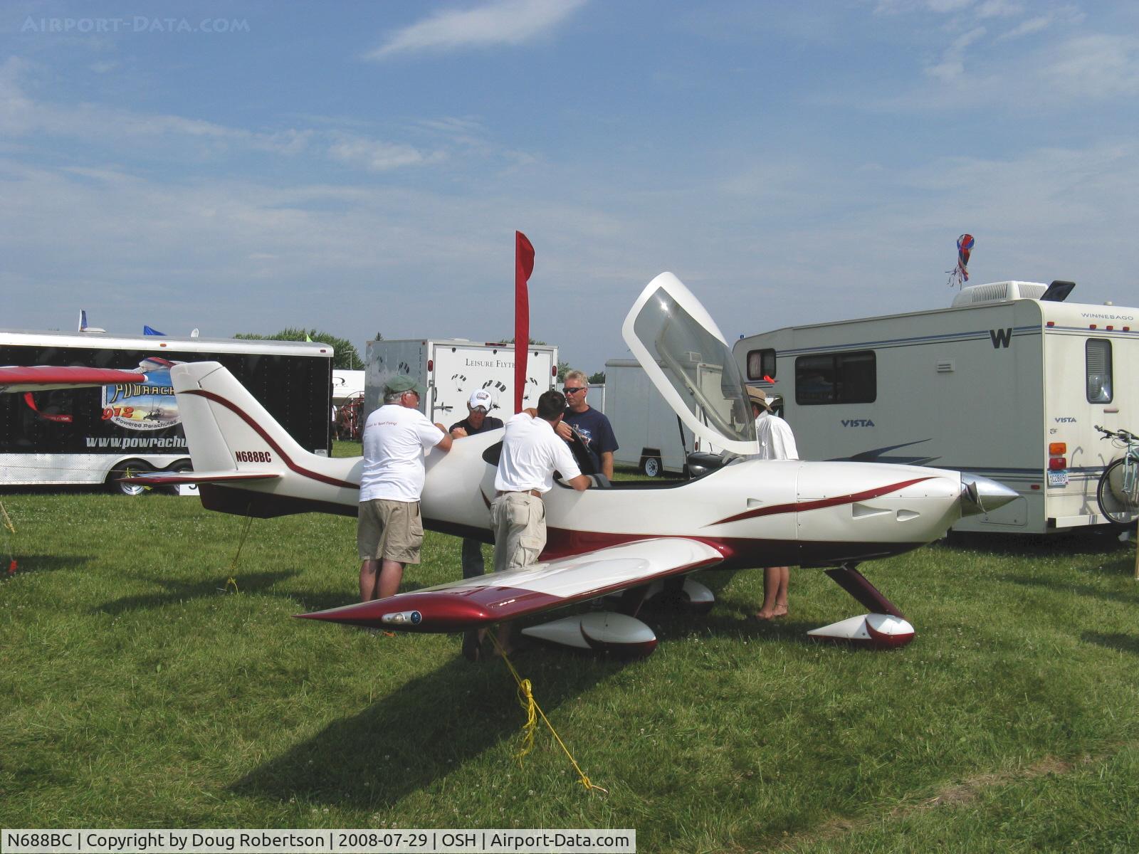 N688BC, Arion Lightning LS-1 C/N 00051, Carlisle ARION LIGHTNING, Jabiru 120 Hp