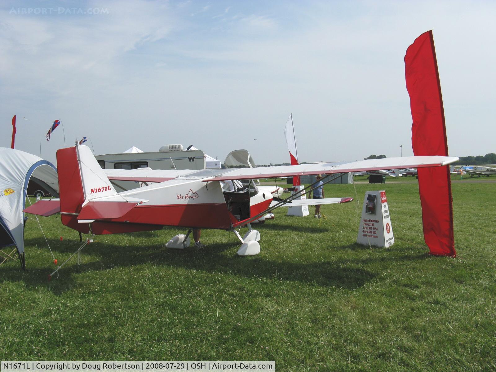 N1671L, Skyranger  C/N 0601679, Crouchly SKYRANGER