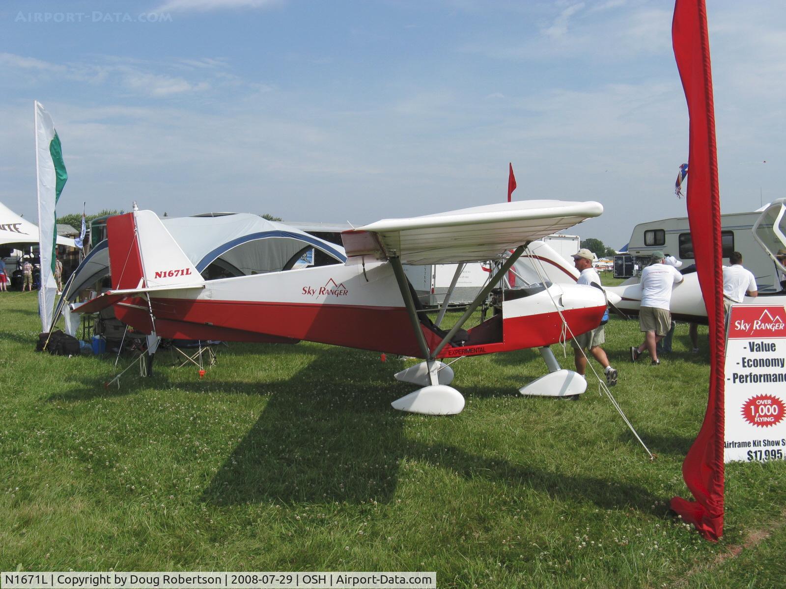 N1671L, Skyranger  C/N 0601679, Crouchley Skyranger