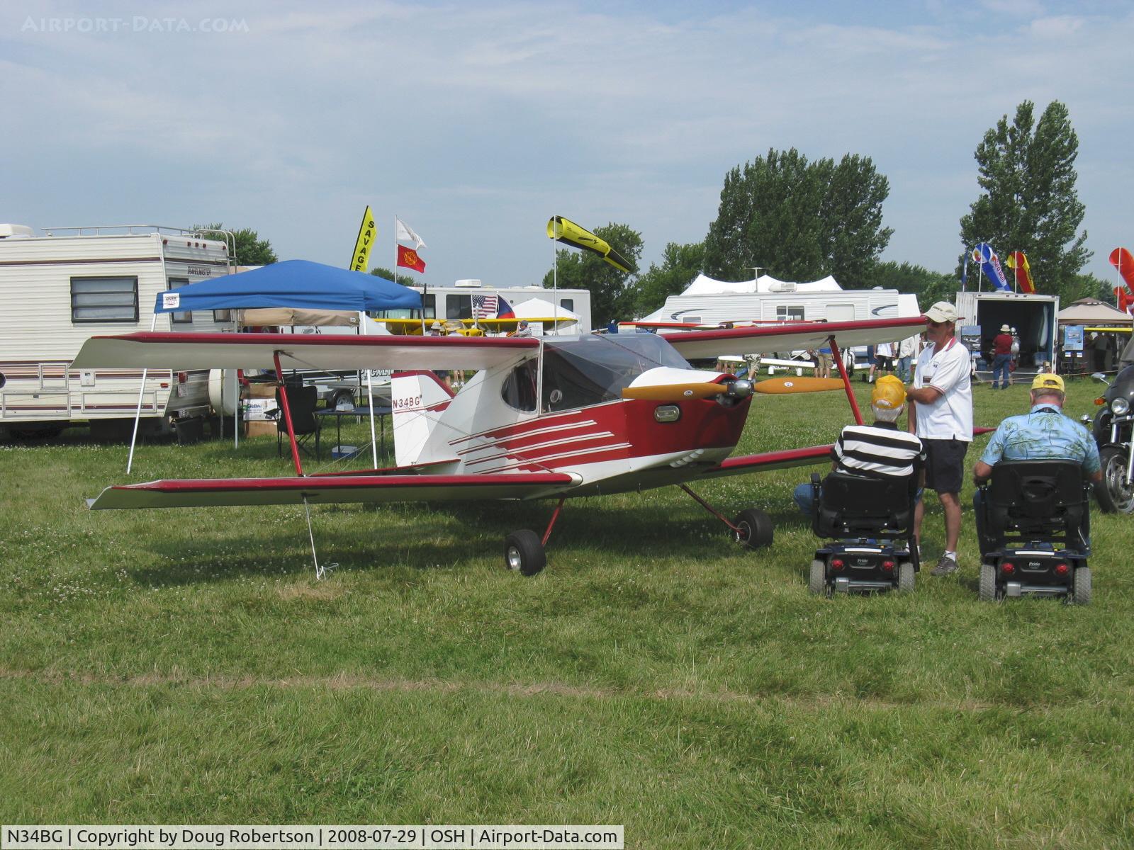 N34BG, Sorrell SNS-7 Hiperbipe C/N 1, Garrett SORRELL HYPERBIPE EXP 2, Rotax