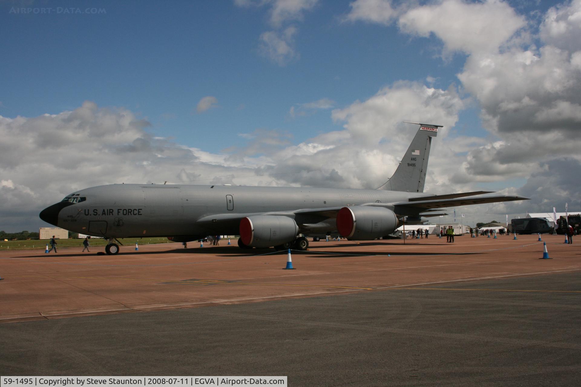 59-1495, 1959 Boeing KC-135R Stratotanker C/N 17983, Taken at the Royal International Air Tattoo 2008 during arrivals and departures (show days cancelled due to bad weather)