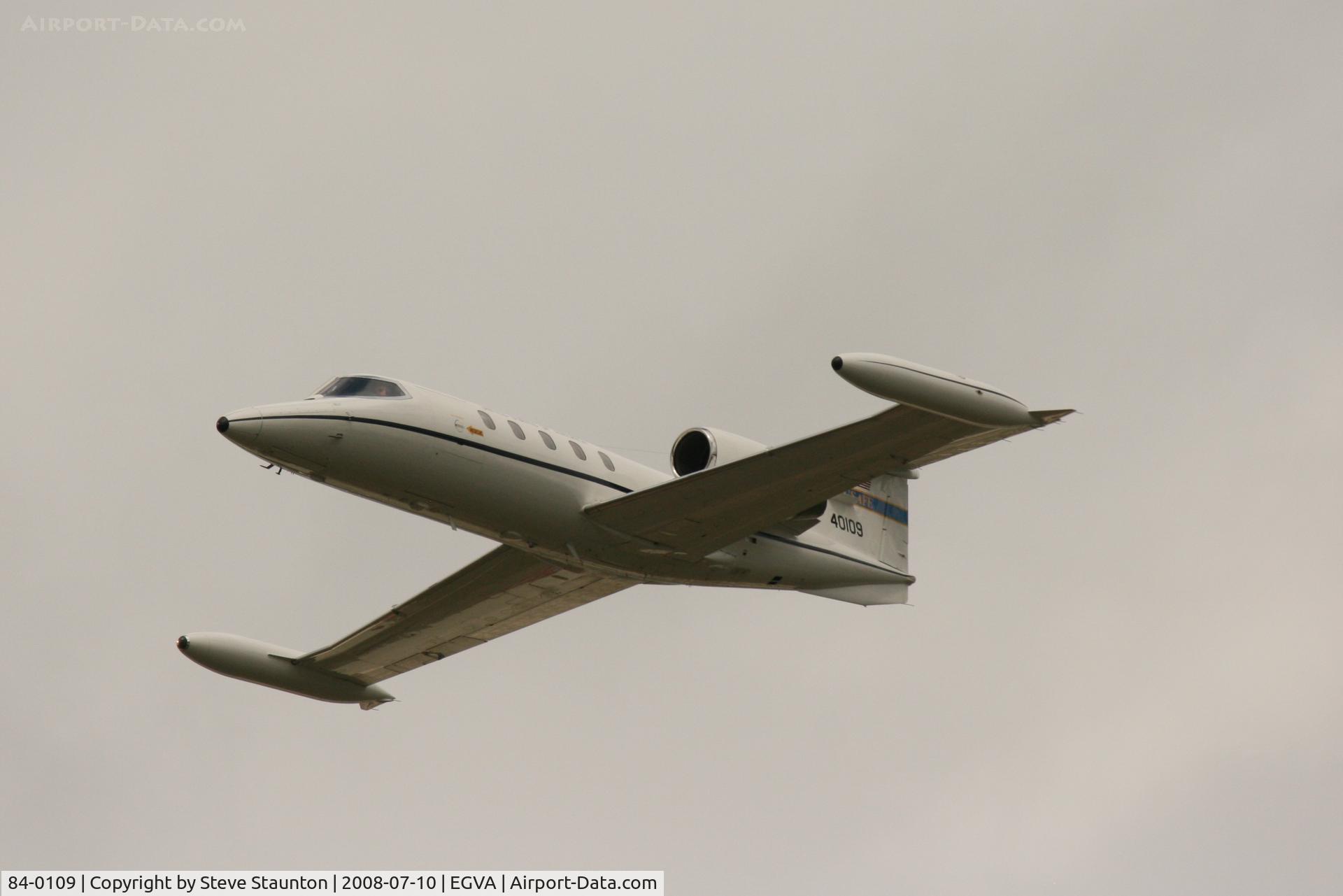 84-0109, 1984 Gates Learjet C-21A C/N 35A-555, Taken at the Royal International Air Tattoo 2008 during arrivals and departures (show days cancelled due to bad weather)