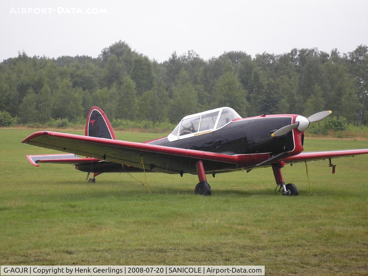 G-AOJR, 1950 De Havilland DHC-1 Chipmunk T.10 C/N C1/0205, Sanicole Airshow - Belgium , 20 Jul 08