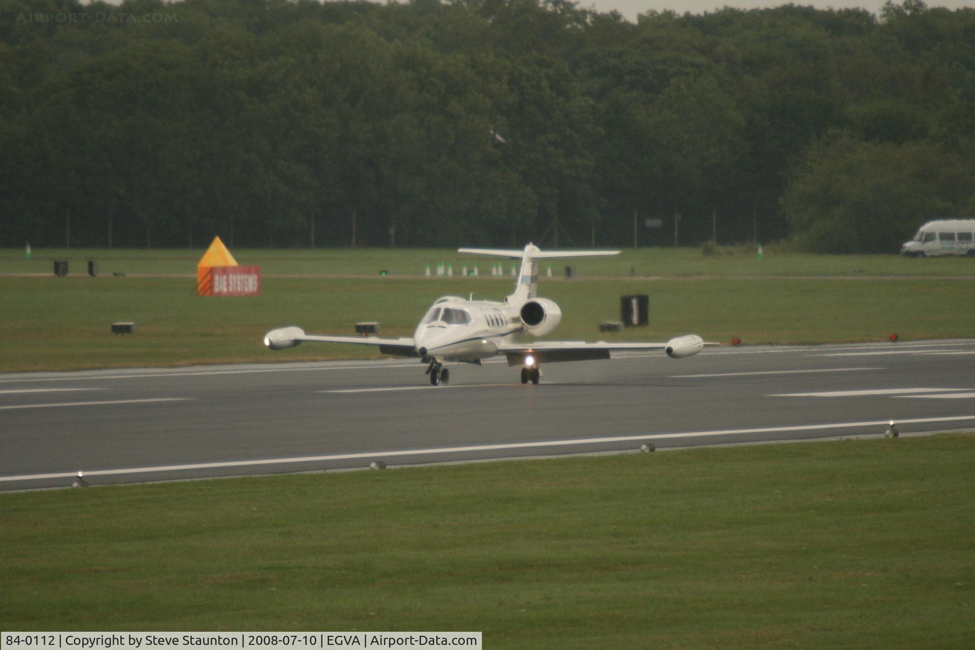 84-0112, 1994 Gates Learjet C-21A C/N 35A-558, Taken at the Royal International Air Tattoo 2008 during arrivals and departures (show days cancelled due to bad weather)